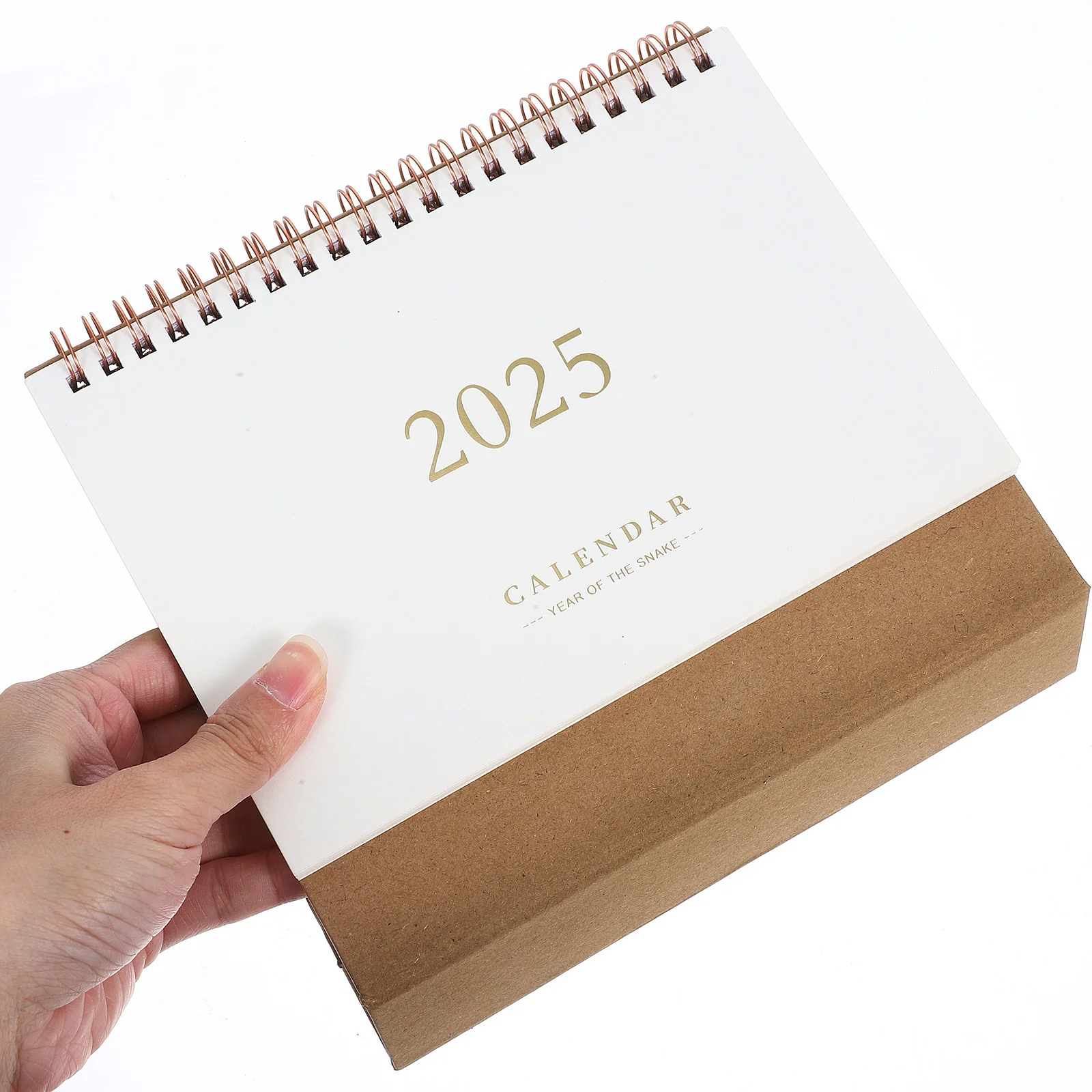 

Desk Calendar Paper Monthly Planner Portable Office Accessory Home School Meeting Table Stand Organizer Stationery Supply