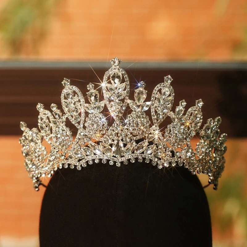 Свадебный головной убор, корона премиум-класса, французский свет, роскошная тяжелая промышленность, корона принцессы на день рождения, основное свадебное платье, аксессуары для волос