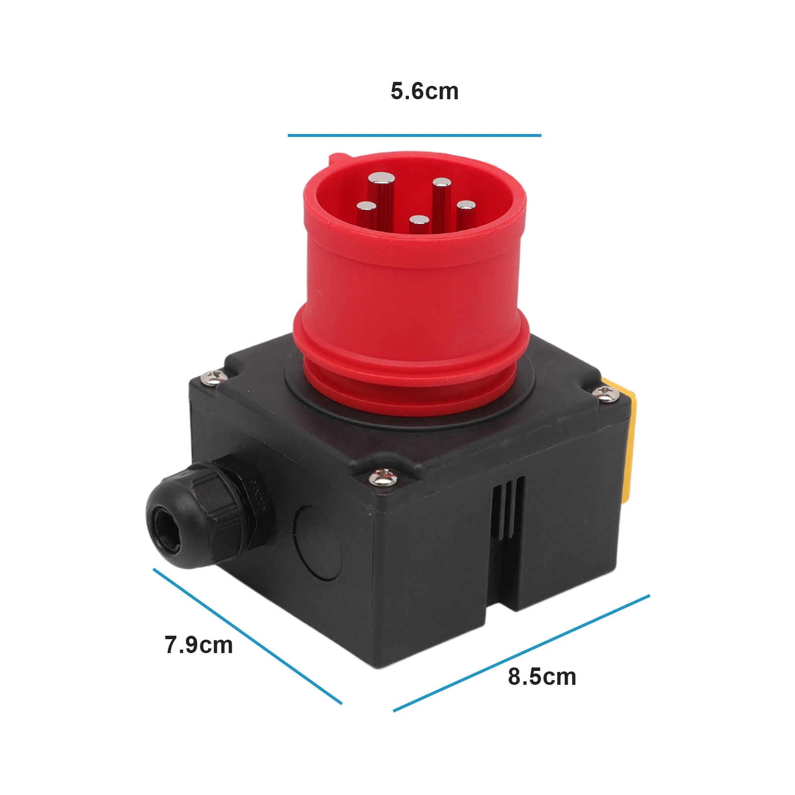 Switch Plug Combination 400 V U-Trip and Phase Inverter Design KEDU KOA7 Motor Protection Switch 400 V Emergency Stop Switch