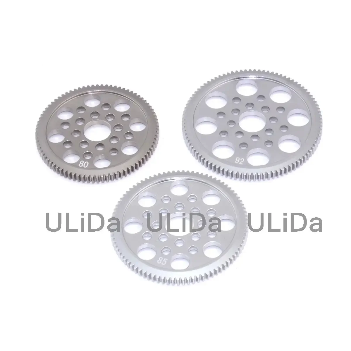 48P Spur Gear 92T 85T 80T for Sakura D3 CS S XI XIS 1/10 Drift Racing Gray RC Car 7075 Aluminum Alloy