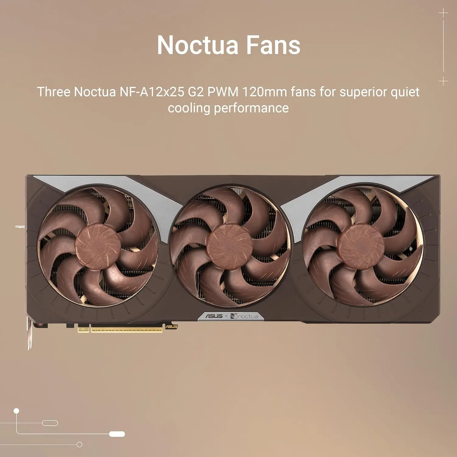 

Игровая видеокарта 16 ГБ GDDR7 OC Edition NVIDIA Blackwell DLSS 4 PCIe 5.0 2X HDMI 2.1b 3X DisplayPort 2.1b RTX5080-O16G-NOCTUA