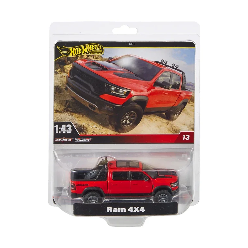 Hot Wheels-Diecast Premium Brinquedos de Carro para Meninos, Porsche Taycan Turbo Cross Turismo Ram 4x4 Ford Mustang Mach Presente, 1:43, original