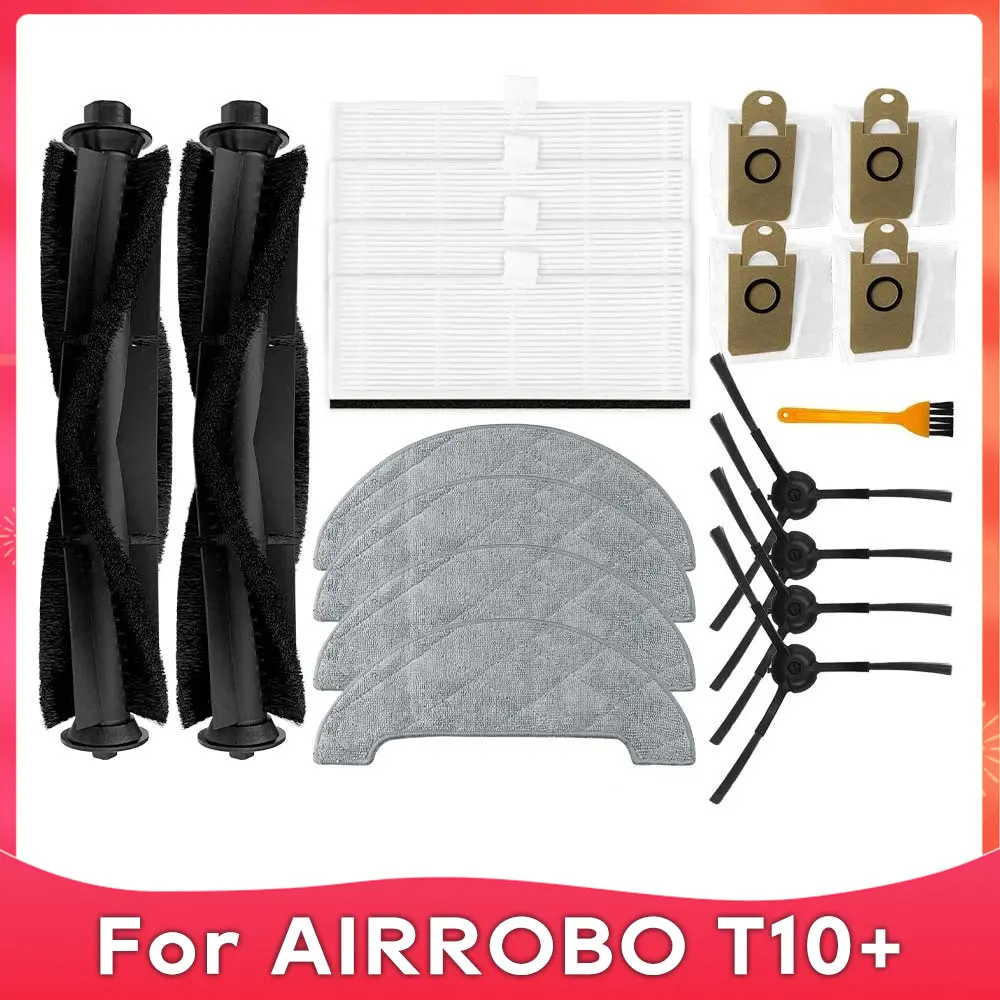 Fit For Airrobo T10+, Imou L11 Pro, Honiture Q6 Pro, Laresar L6 Pro, Arnagar S8 Pro Parts Main Side Brush Filter Mop Dust Bag