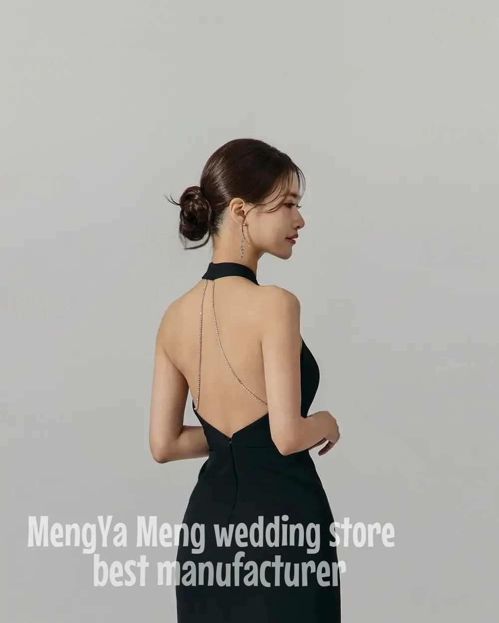 ZHUISHU 2025 Elegant Halter Wedding Dress 2 Style Mermaid And A Line Bridal Gown Floor Length Back Zip 웨딩드레스 Custom Made