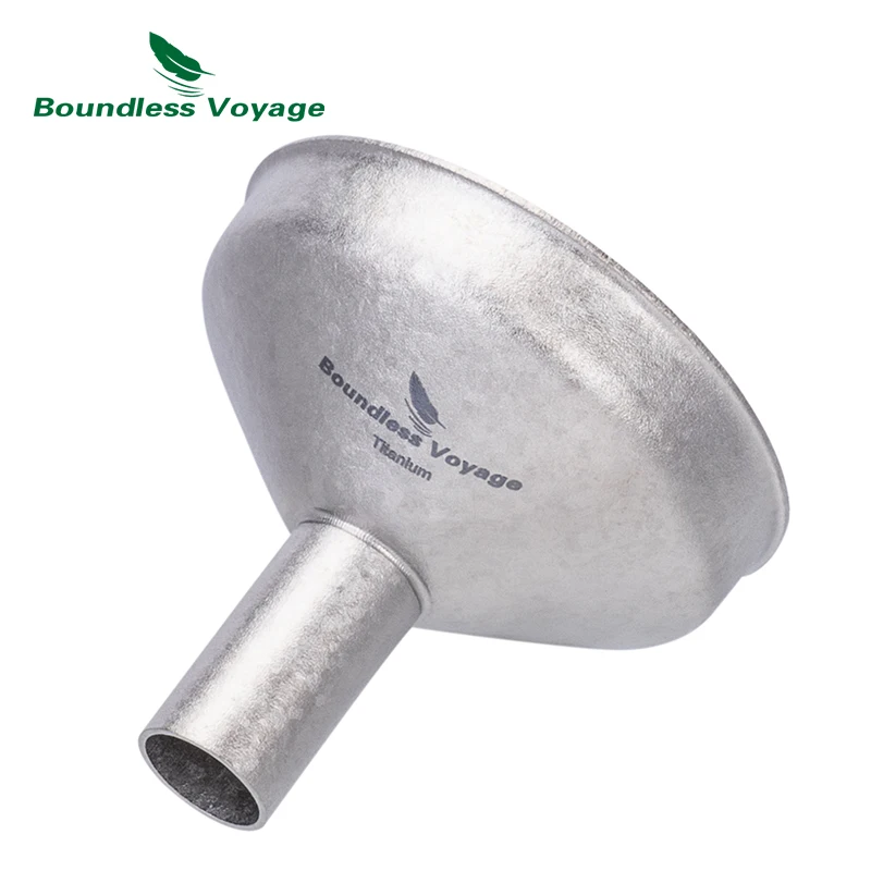 

Boundless Voyage Titanium Funnel Hip Flask Accessories Outdoor Ultralight Kitchen Tableware Ti3070D