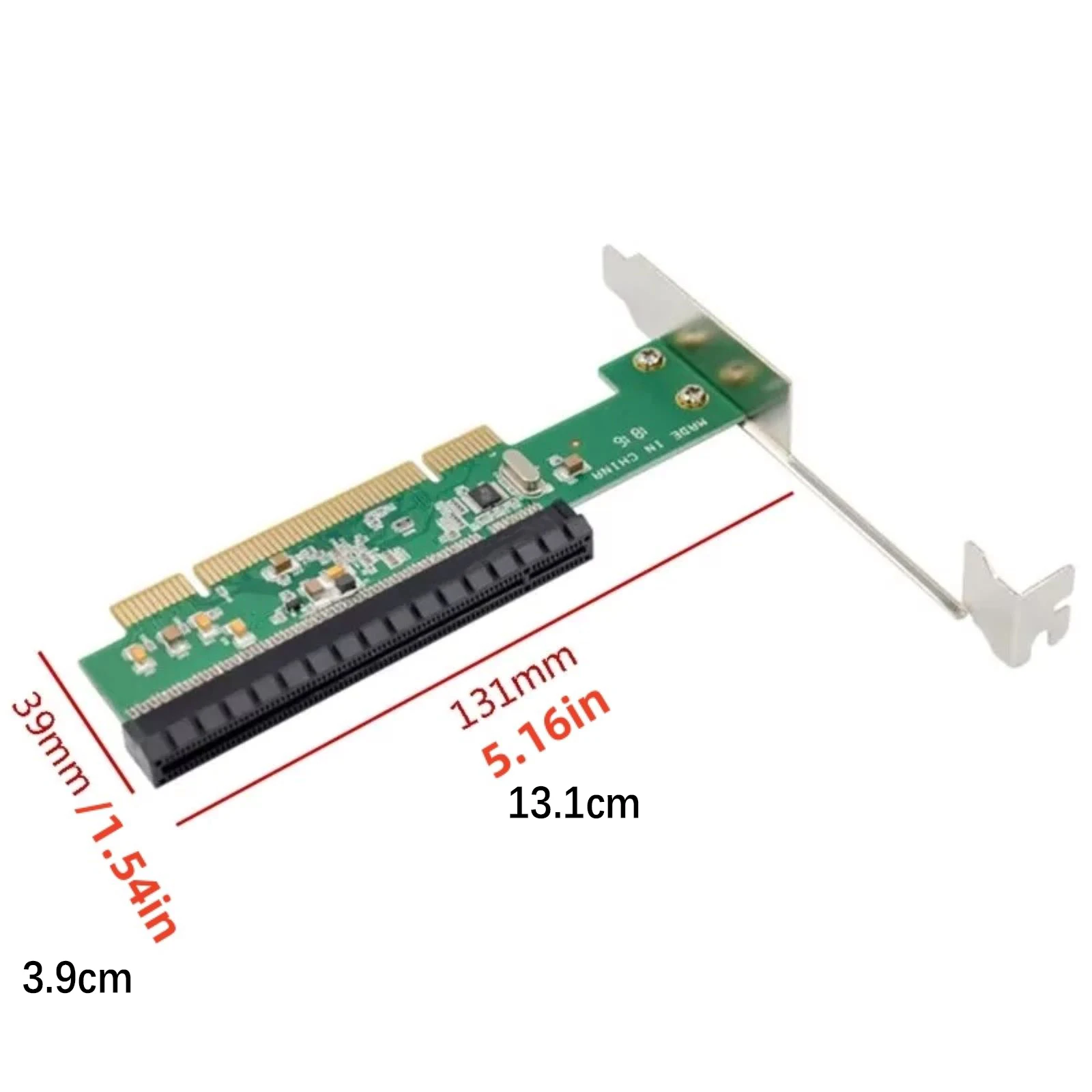 1PC PCI to PCIe Adapter Card PEX8112 Chip Plug and Play PCI 32-bit for PCIe x1 x4 x8 x16 Slot for Windows Linux