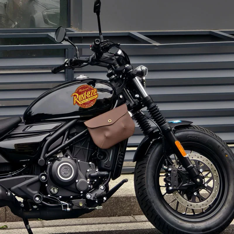 RUST-EZE criativo motocicleta adesivos à prova dwaterproof água para moto pára-brisa tanque de combustível scooter estilo corrida janela do carro decalques vinil
