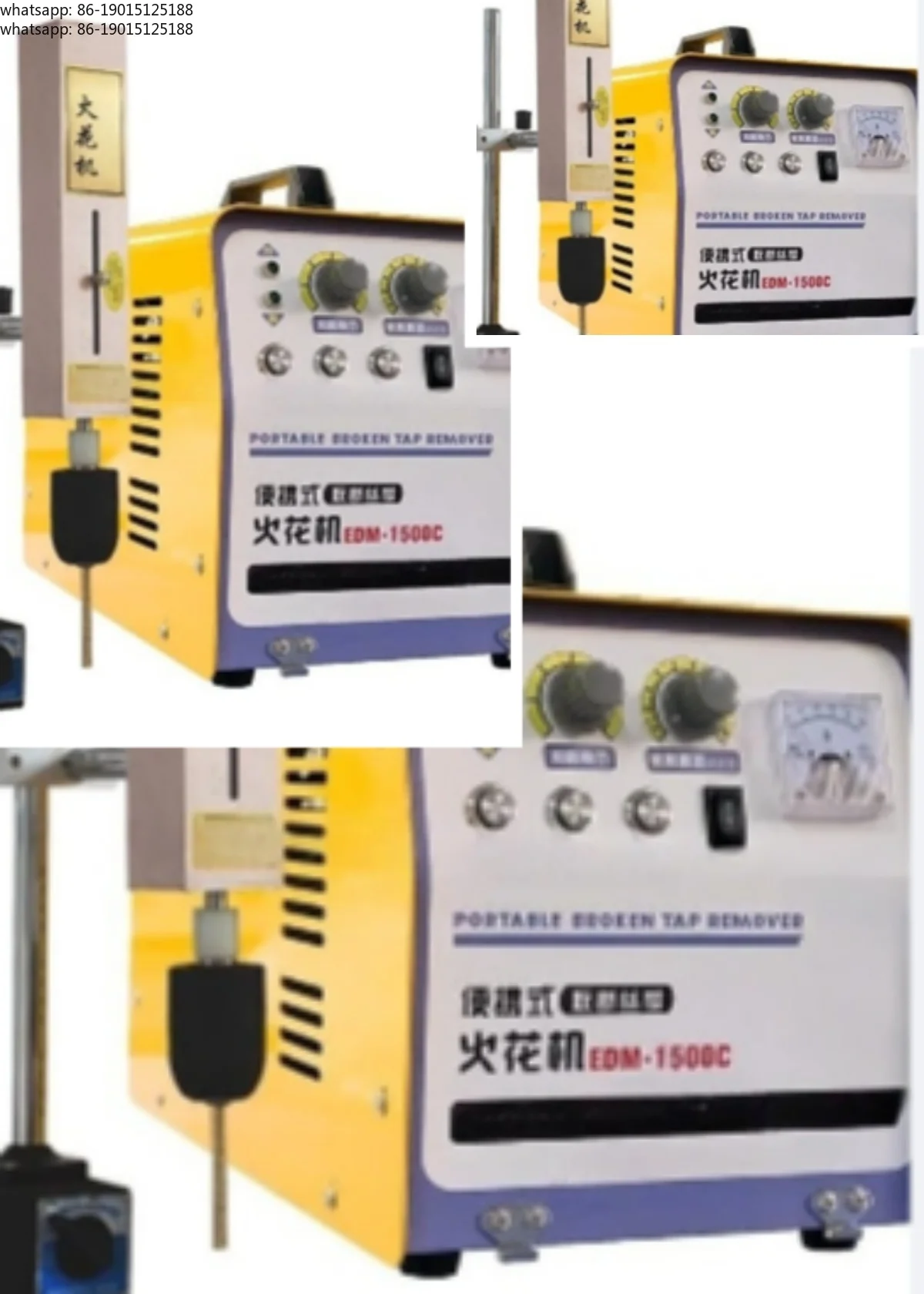 New 2026 Factory Direct Sales Portable Tap Breaking Small Electric Pulse Punching 1500 Electric Spark Wire Tapping Machine