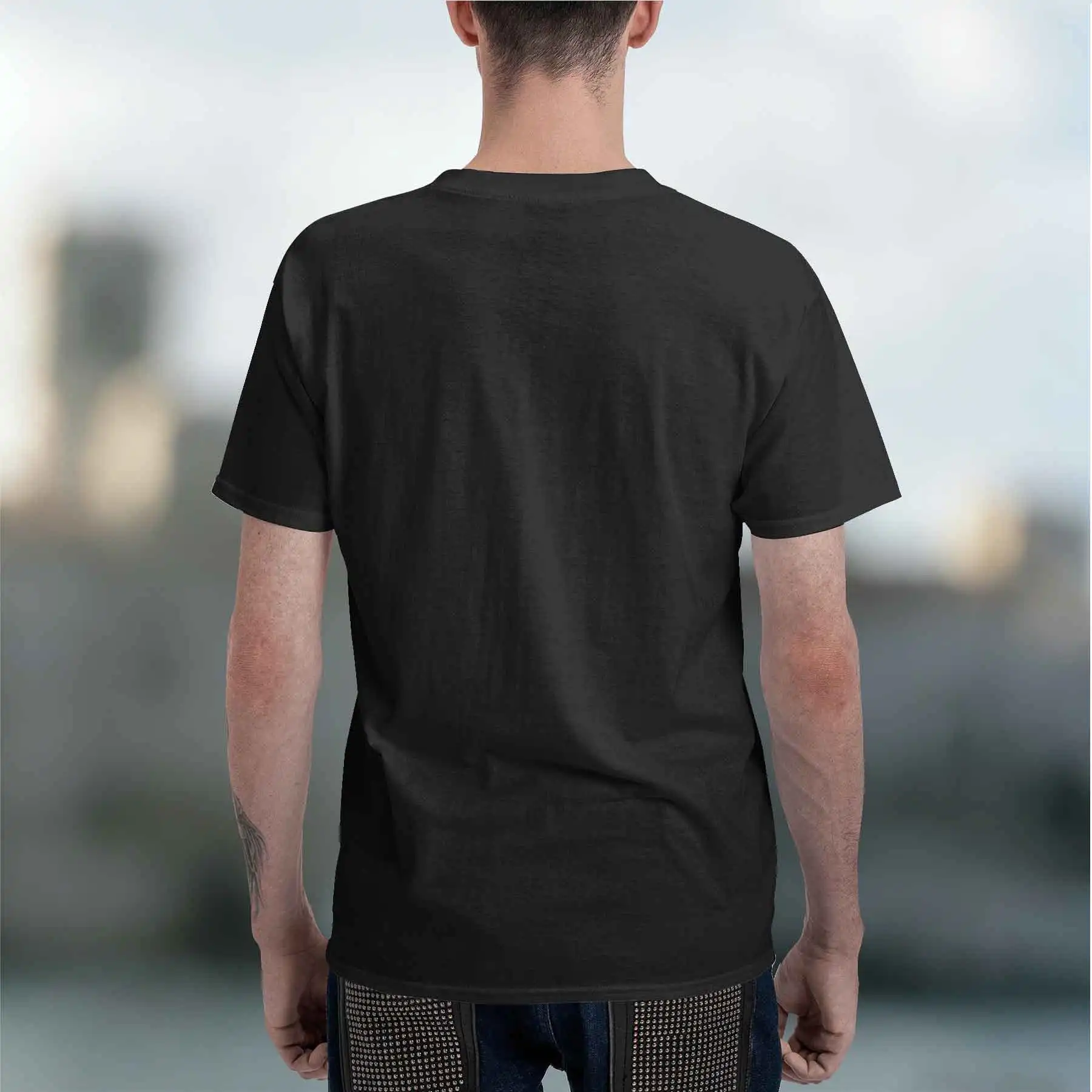 SEND NOOTS 2026 new fashion heavyweight hot selling retro printed pattern fun round neck T-shirt for daily comfort