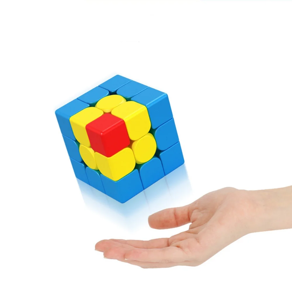 Meilong moyu-子供のための魔法の立方体、教育玩具、3x3x3、マジックキューブ、ユニコーン、プディング、家畜、小さな赤い帽子