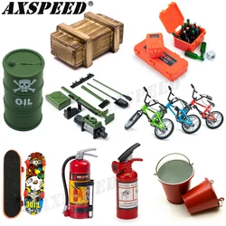 AXSPEED RC Car Simulated Decoration Tools Accessories Mini Toys for 1/10 RC Crawler Axial SCX10 90046 TRX4 TRX6 6X6