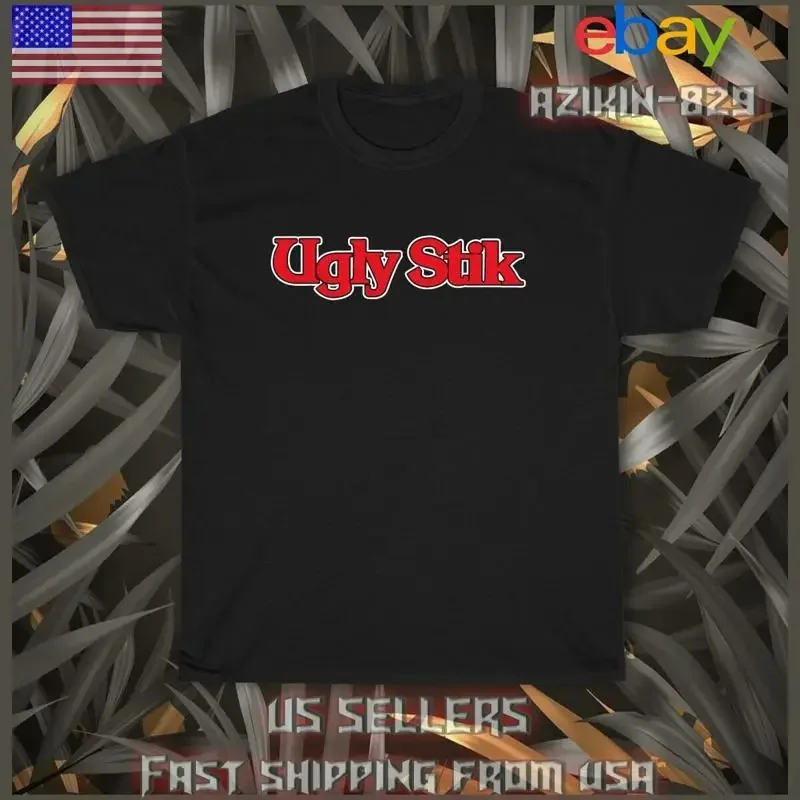 Nueva camiseta con logotipo de caña de pescar Ugly Stik, talla americana para hombre
