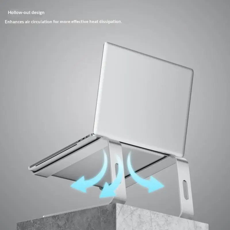 Foldable Aluminum Laptop Stand Portable Anti-Slip Desktop Holder Fits    10-17 Inch Laptops Travel