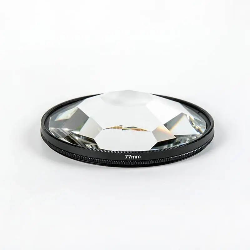 Q6PE 77mm Glass Prism Camera Lens Filter for Photography Accessories