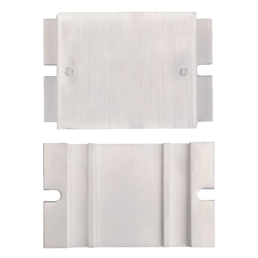 Relé monofásico de estado sólido SSR, disipador de calor de aluminio, disipadores de calor, adecuado para relé 10A-25A