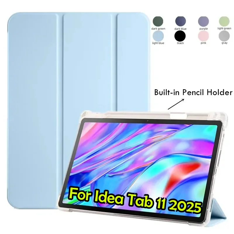 capa-inteligente-fosca-transparente-para-lenovo-idea-tab-plus-121-2025-m11-m10-xiaoxin-pad-pro-115-plus-11-106-gen-2-com-suporte-para-lapis