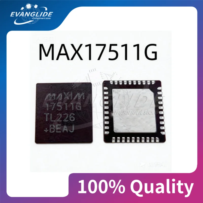 2 PCS/LOT CHIP MAX17511GTL MAX17511G MAX17007AGTI MAX17007A 17007A QFN CHIP