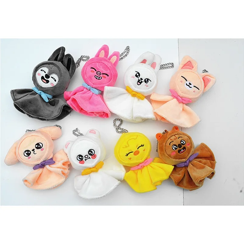 

Skzoo плюшевая кукла игрушка мультяшная мягкая игрушка Stray Kids плюшевый брелок с мягким на ощупь Kawaii милая кукла детский подарок на день рождения