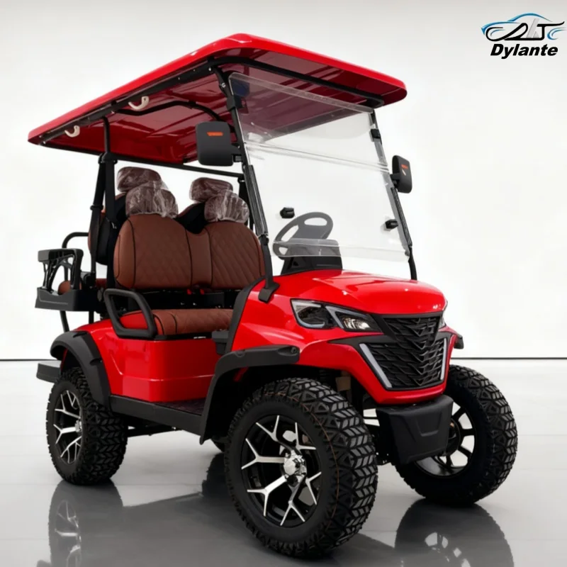 Best Selling Promotional Various 48/60/72V Good Quality Club Car 2 4 Seater Electric Golf Cart Free Custom Color