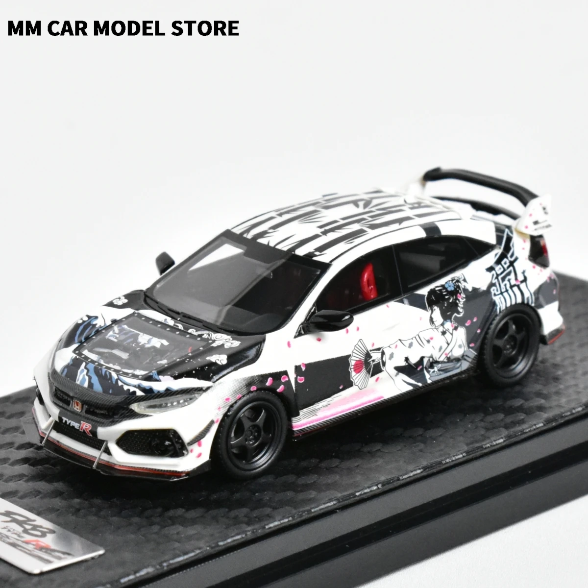 

МОДЕЛЬ YM 1:64 CIVIC Type R FK8, коллекция, литая под давлением модель автомобиля из смолы