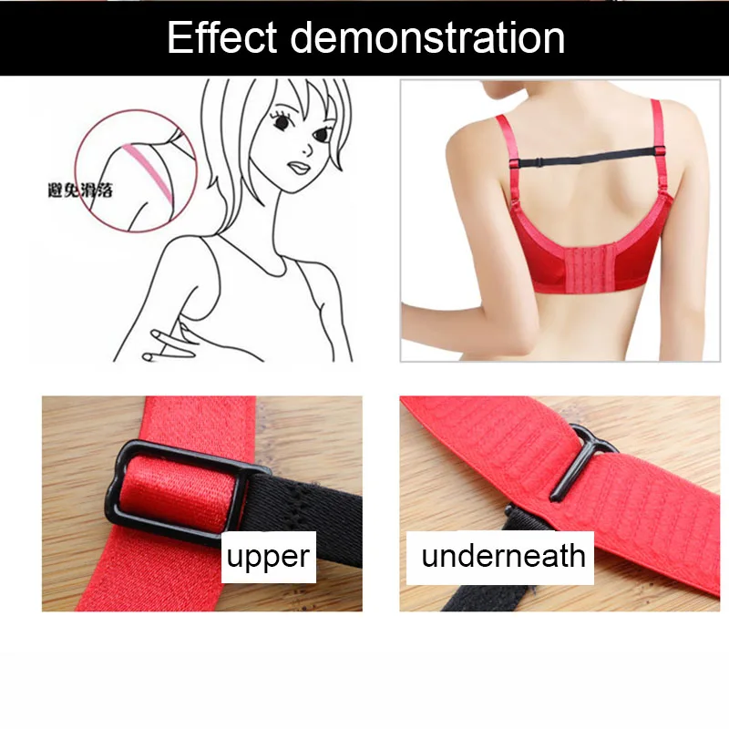 2PCS Women Bra Buckles Strap Holders Invisible Bra Clips Non-Slip Bra Strap Holder Fashion Underwear Fasteners Accessories