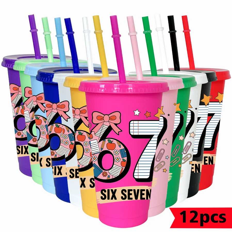 

12 шт./лот, 67 серии, лук, фрукты, 26 унций, красочный пластиковый стакан, посуда для напитков на день рождения, чашка для воды для выпускного вечера