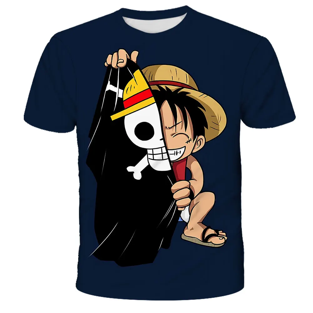 2025-26 ฤดูร้อนใหม่ที่ขายดีที่สุดเสื้อผ้าAnimation Oneชิ้นLuffy Gear 5 คอสเพลย์เสื้อยืดเด็กการ์ตูนเสื้อยืดฤดูร้อน