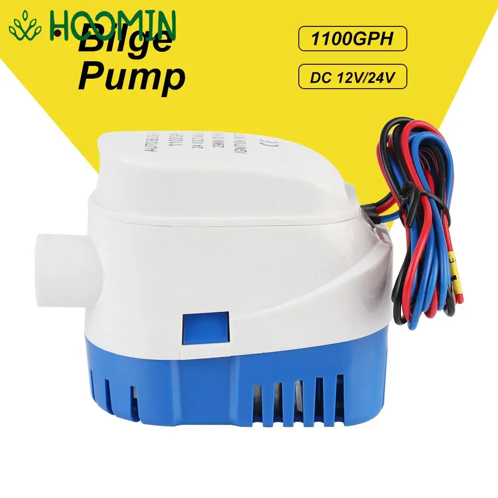 

1100GPH Boat Submersible Bilge Pump 12V 24V Volt With Switch DC Electric Marine Water Pump Automatic