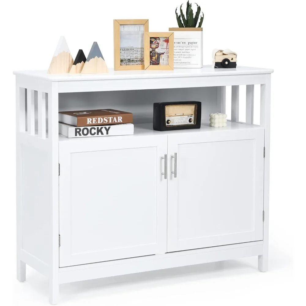 

Buffet Cabinet with Storage, Bar Cabinet with Five-Position Adjustable Shelf, Wine Cabinet Sideboard Console Table, 40 x 16 x 3