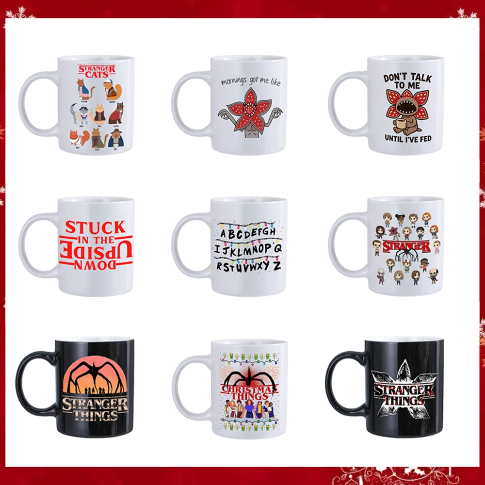 Per Stranger Things Mike Wheeler D'artagnan Cartoni animati personalizzati Simpatico tazza in ceramica da 11 once Invio di amici Regalo di festival di bell'aspetto