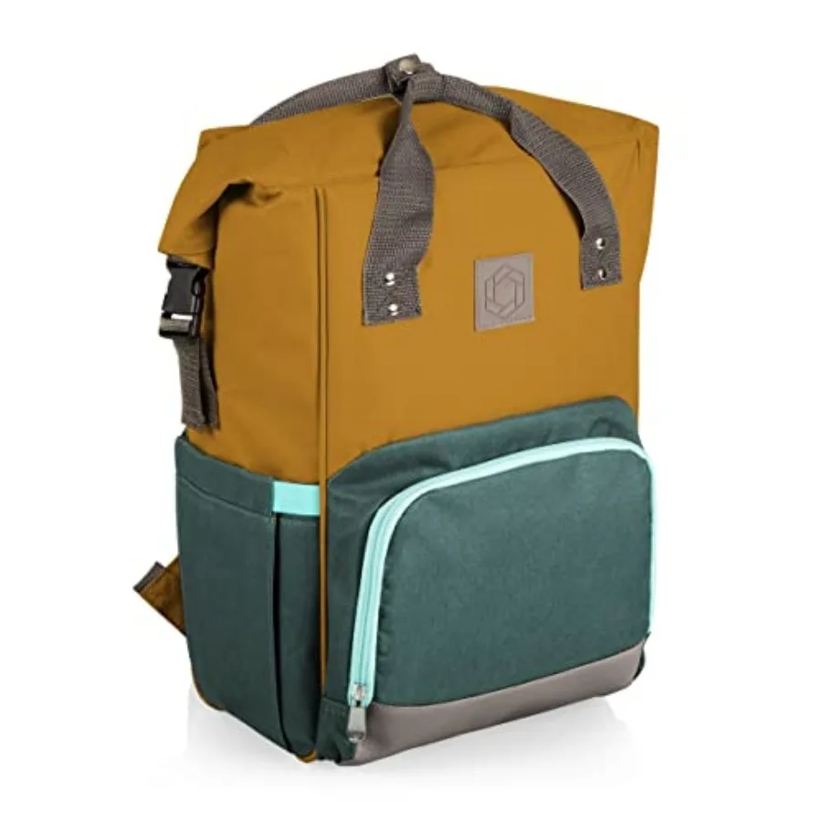 

OTG Roll-Top Cooler Backpack, Modern Backpack Cooler with 42-Can Capacity, Fully Insulated Outdoor Bag with Water Resistant Int