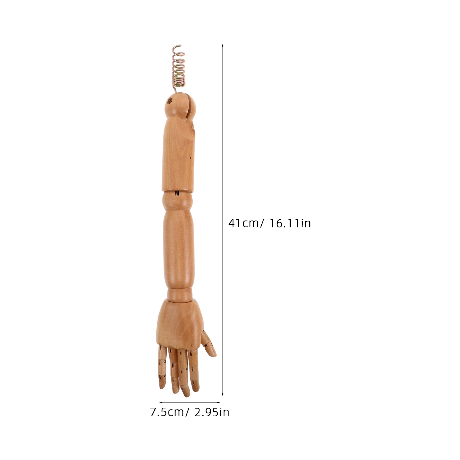1 Pair Wooden Mannequin Arm And Hand With Flexible Joints Children Mannequin Model Arm Replacement for Photography Display Model