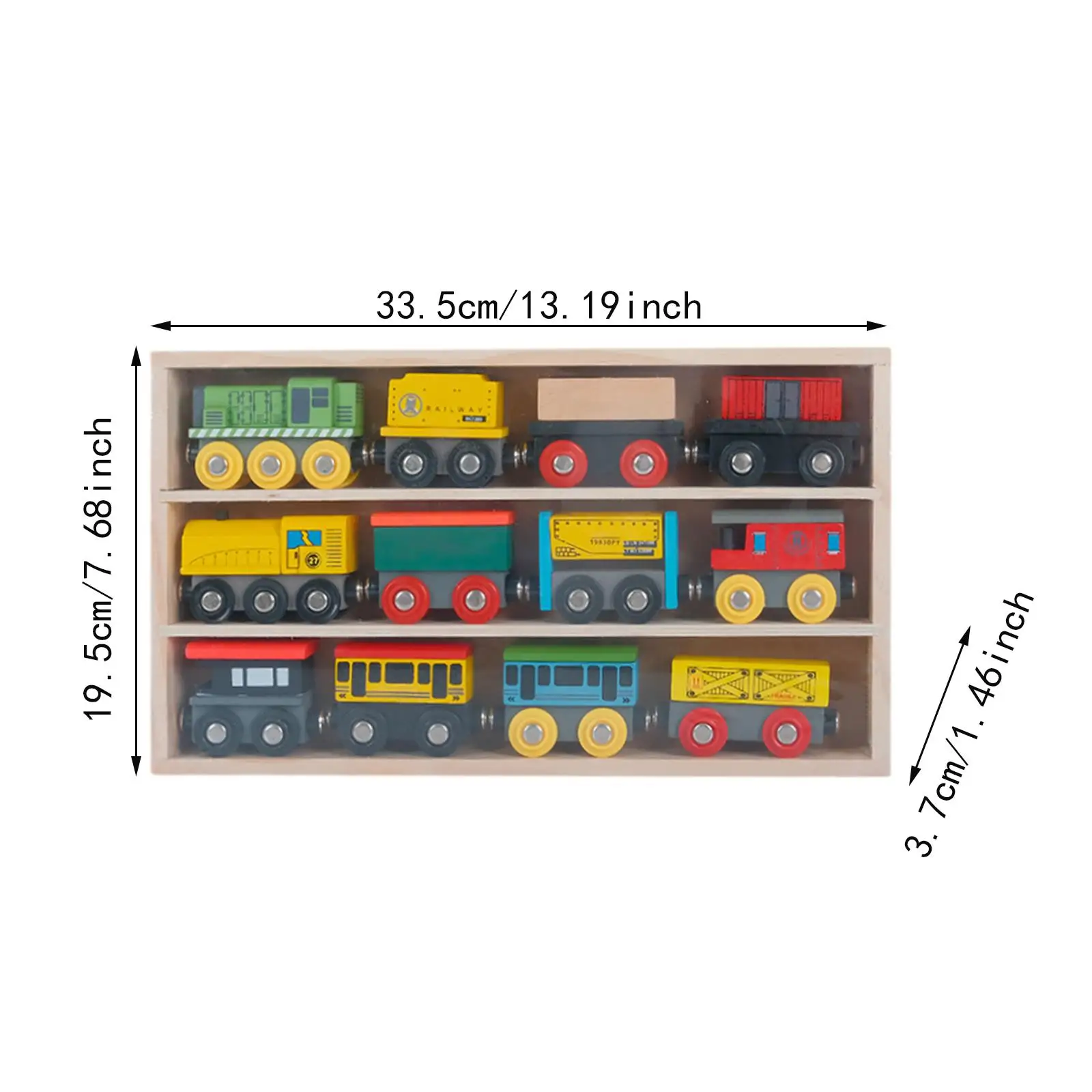 مجموعة ألعاب القطط الخشبية ألعاب القطار كتل المحرك الدقيقة لعبة القطار لعبة القطار للأولاد للأطفال الأولاد والبنات #6