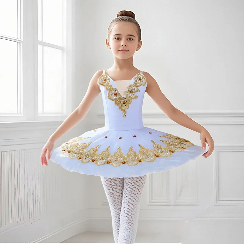 

Professional Ballet Tutu for Children & Adults Girls Swan Lake Pancake Tutu Dance Costume for Performance Ballroom Dance Dress