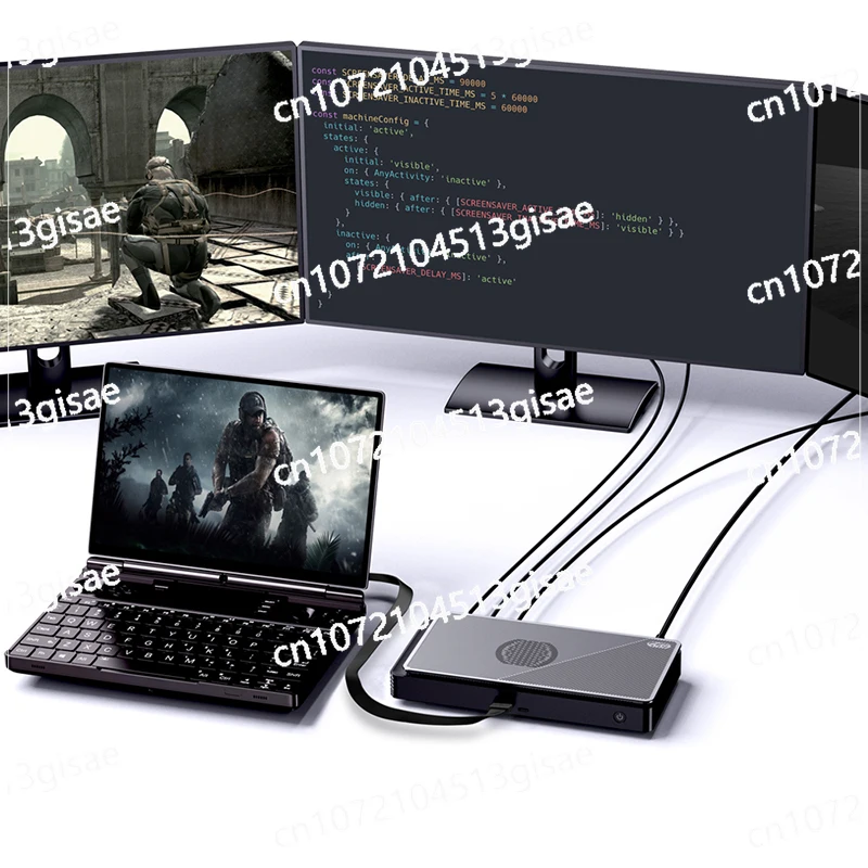 Mobile Graphics, 8GB GDDR6, Oculink, USB4, Thunderbolt 4 New GPD G1 Smallest Graphics Card Expansion Dock AMD Radeon RX 7600M XT