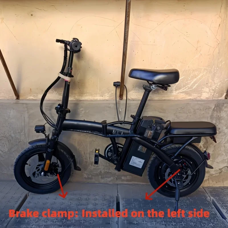 XOD E500 E-Bike Hydraulische Bremse mit Stromabschaltung, 2-poliger wasserdichter Stecker, Schlauch vorne 1000 mm / hinten 1850 mm, Fahrrad-Scheibenbremse – Detail 2