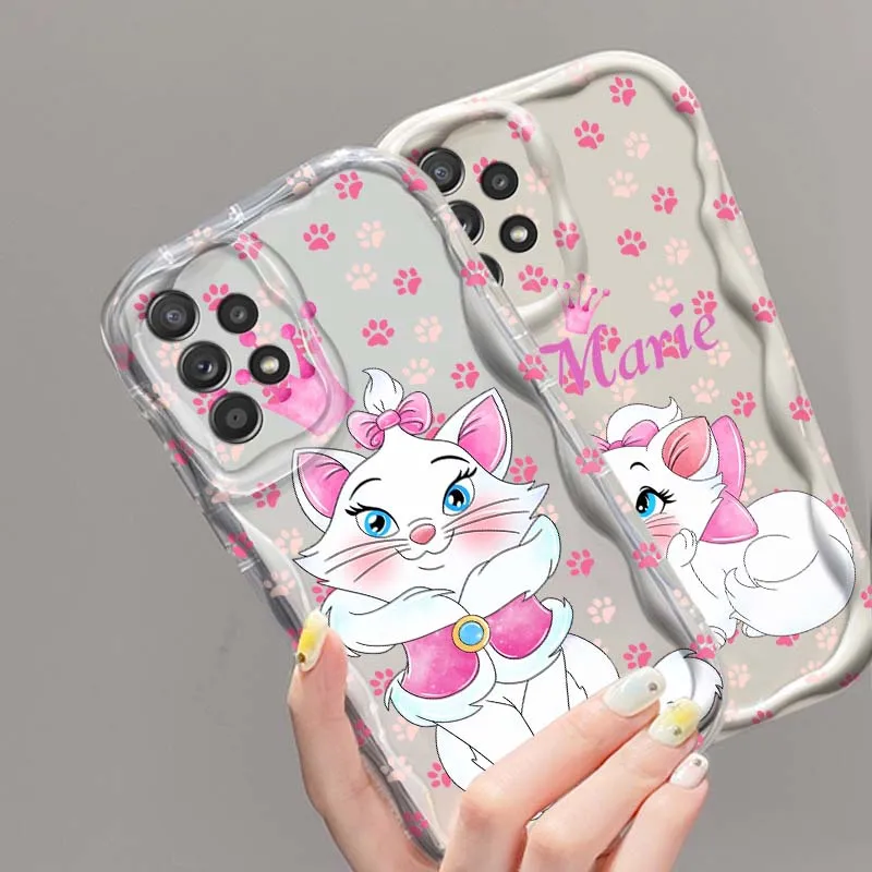 

Marie Cat Anime For Samsung A73 A72 A71 A56 A55 A54 A53 A52 A51 A32 A36 A26 A25 A13 A14 5G Wave Oil Phone Case