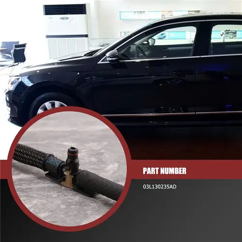 Imagen 2 del producto A64P-03L130235AD Línea de retorno de combustible Manguera de retorno de combustible Línea de tanque Manguera Tubo de inyector Línea de fuga para Amarok 2010-