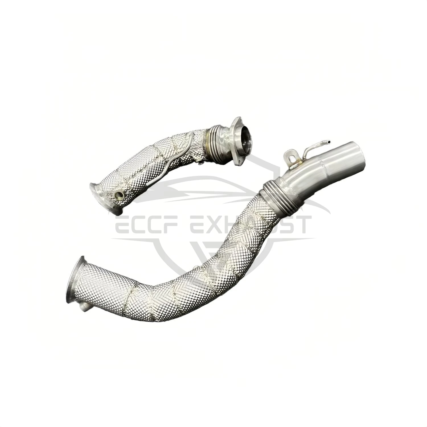

Sports Stainless Steel Downpipe With Heat Shield For BMW M2 M3 M4 F80 F82 S55 3.0T F87 High Flow Performance Upgrade