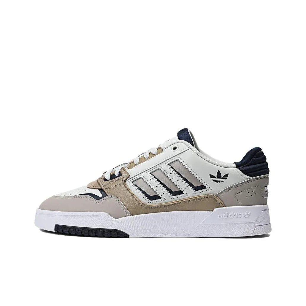 Adidas Originals Drop Step 2.0 LOW 2.0 Low top Skateboard Shoes Unisex White Brown IG4334