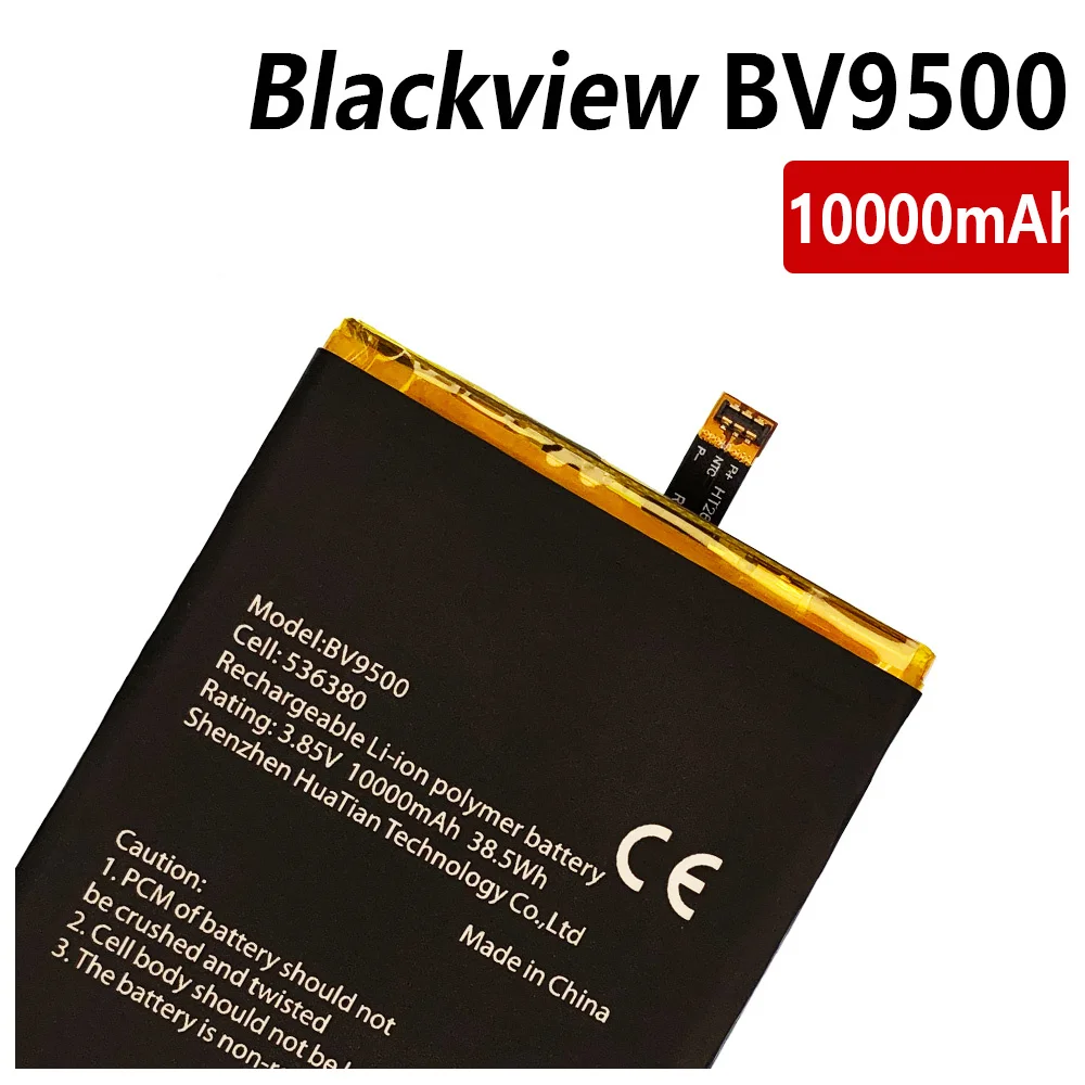 100% Original 10000mAh battery for BLACKVIEW BV9500 BV9500 pro Long standby time High capacity for blackview Mobile Accessories