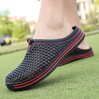 Comfortable Men Pool Sandals Summer Outdoor Beach Shoes Men Slip on Garden Clogs Casual Water Shower Slippers Unisex Zapatos 2