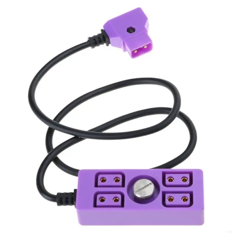 E1PF D-tap Splitter Cable Connectors Simple Power Distribution for up to 4 Devices