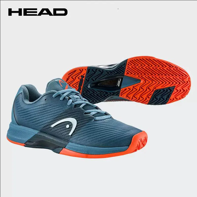 

HEAD Revolt Pro 4.0 Series Men's Tennis Shoes Sprint Team 3.5 Professional Sports Anti-slip Shock-absorbing Wear-resistant