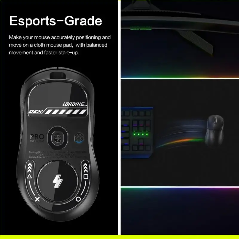 

SZSU Glass Mouse Feet Game Mouse Skates For GPW4 GPROX SUPERLIGHT 2 DEX Accuracy and Comfort Smooth Movement