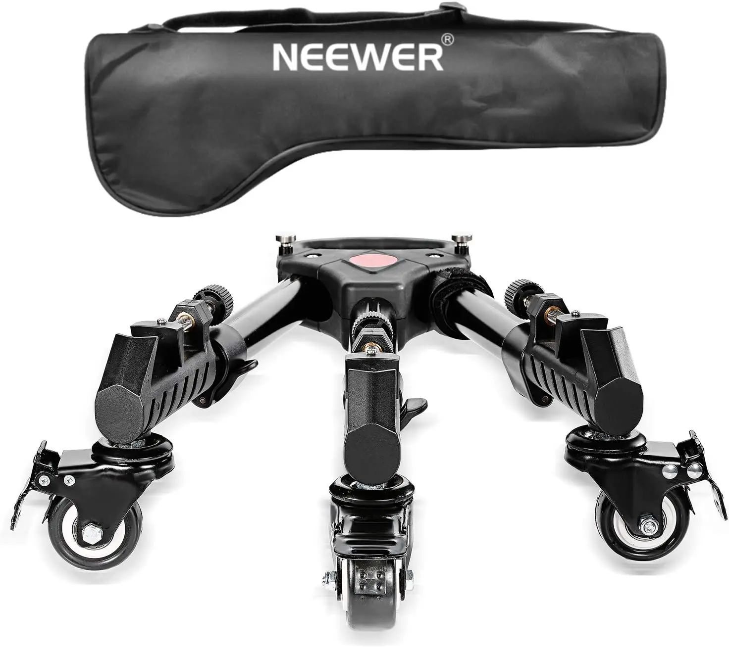 Neewer Photography Professional Heavy Duty Tripod Dolly for Canon Nikon Sony DSLR Cameras Camcorder Photo Video Lighting