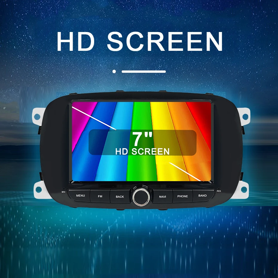 Drahtlose Carplay Auto Radio Android 15 Auto Stereo 7 "Bildschirm Für Fiat 500X 2014-2020 Bluetooth multimedia-player Navigation 2 DIN – Detail 6