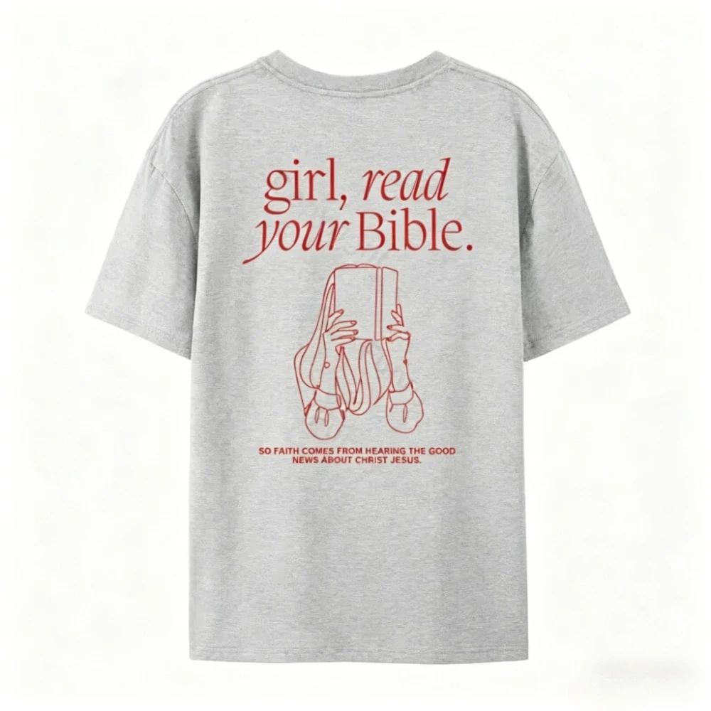 Mädchen-T-Shirt mit Aufdruck „Lesen Sie Ihre Bibel“ für Damen, Vintage-Stil, niedliches, kokettes, ästhetisches christliches T-Shirt, Streetwear, Bibelvers-Grafik-Tops – Detail 5