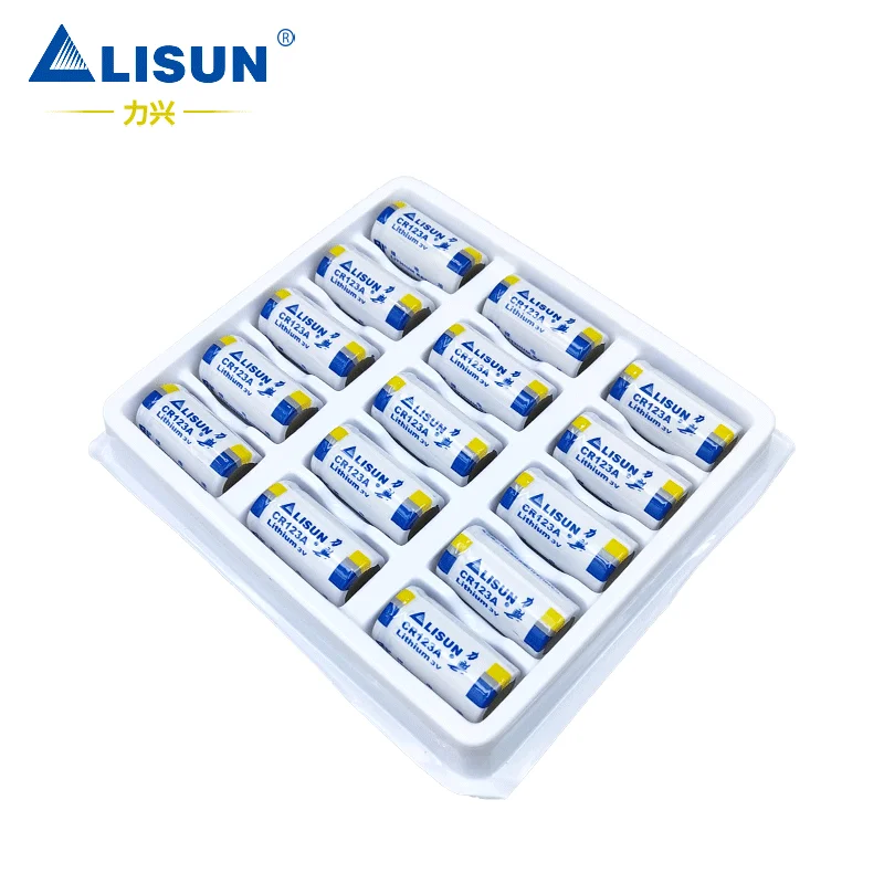 LISUN CR123A CR17345 DL123A 3V Lithium Battery For Digital Camera Doorbells Flashlight Water Meters Smoke Alarm