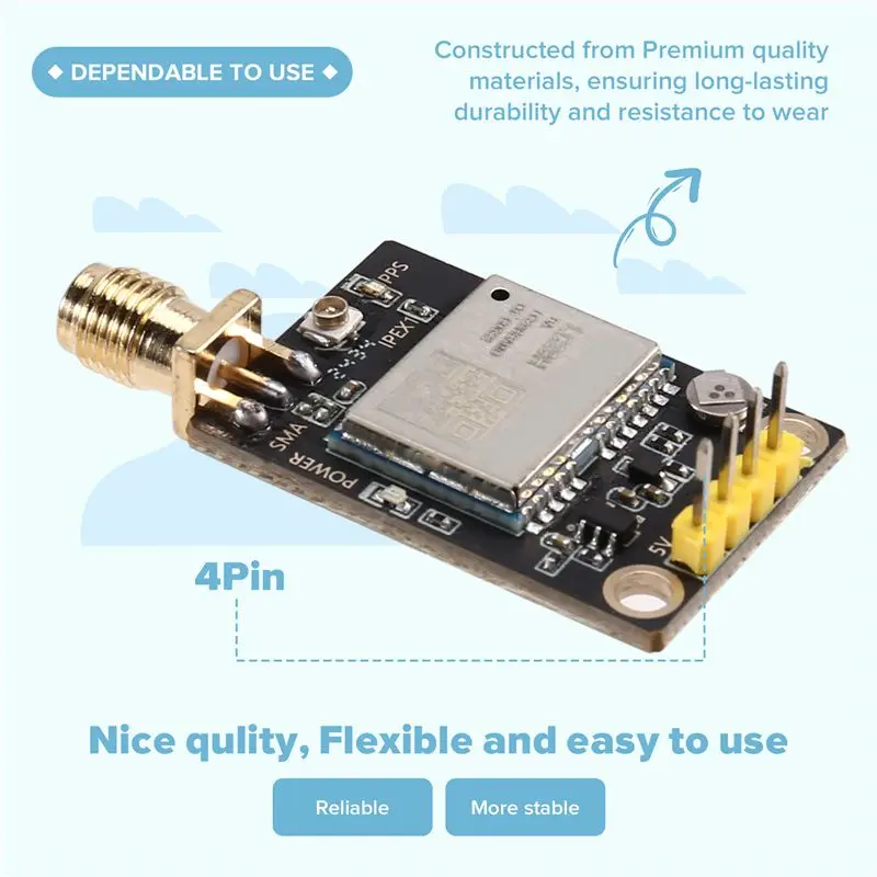 High Precision RTK Base Station Board Quectel LC29H Dual Band L1 L5 GPS High Precision Positioning Module LC29HBA